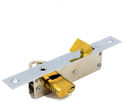 Cancello In Ferro/serratura Con Gancio Per Porta Scorrevole, Gancio In Rame, Per Porta In Acciaio Di Plastica, Cilindro Della Serratura In Rame, Più Resistente