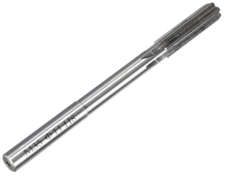QUARKZMAN Alesatori di Serraggio, 11mm H8 Punta Trapano per Macchina Metrica per Alesatura Fori in Metallo Legno, Flauto Dritto M35 Strumento in Acciaio ad Alta Velocità