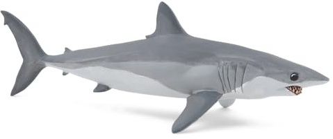 Papo - Realistische Makohai-Figur - 3 Jahre + - Kollektion Meereswelt - Lernspiel Meeresräuber - Geschenkidee Spielzeug für Mädchen und Jungen