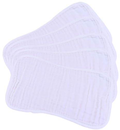 VICASKY 5stücke Baumwolle Speichel Pads Atmungsaktive Spuckpads Schweiß Spucktücher Spuckpads Für Junge Mädchen Infant
