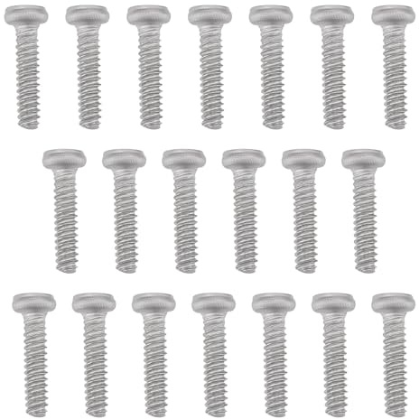 EMSea 100 Stück 304 Edelstahl-Flachkopfschrauben GB818 Mikro-Mini-Schrauben Kleine Schrauben Maschinenschraube für Industrielle Und Gewerbliche Zwecke (M1x4 Mm)