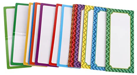 SHOWERORO 16stücke Magnetische Namensschilder Bunte Wiederverwendbare Und Beschreibbare Etiketten Für Schule Büro Und Kühlschrank Für Whiteboards Und Metallische Oberflächen