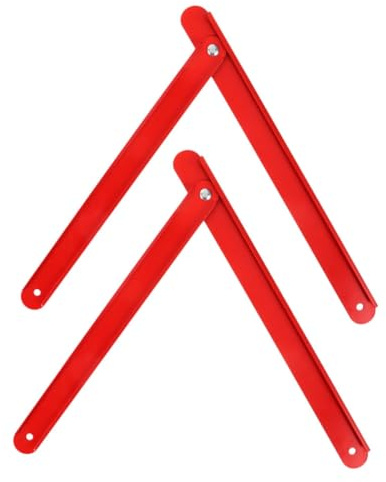Angoily Leiterzubehör Ersatz Scharniere 2 Stück 56cm Lang Verzinkter Stahl Klappbare Gelenke für Metall Trittleiter für Reparatur und Wartung