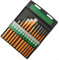12Pcs Chisel Set for Concrete Digging Tools Includes Pointed, Flat, and Cylindrical Chisels for Masonry and Stone Work