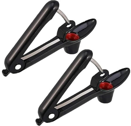 2 piezas Denoyautor Cereza Y Ciruela,Acero Cerezas Ciruelas Frutas Deshuesador Manual Multifuncional Hogar,Acero Inoxidable Denoyautor Aceitunas Portátil Plástico Cocina para Fruta Deshuesadores