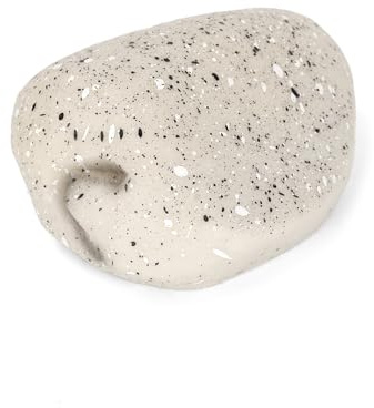 Ruimou 1Pcs Waterproof Resin Fake Stone Outdoor Key Concealer For Garden/Patio/Outdoor Decoration/Hidden Decoration White