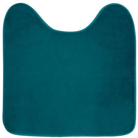 Tapis Contour WC Vitamine II 45x45cm Bleu Émeraude