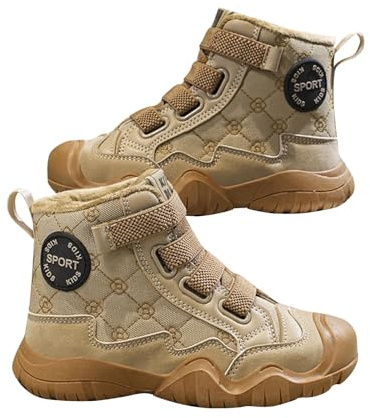 Winterstiefel Kinder Schneestiefel Mädchen Jungen Winterschuhe Warm Gefüttert Wanderschuhe Stiefel Rutschfest Winterboots Bequem Trekking Wanderstiefel Winter Kinderschuhe Trailrunning Schuhe Boots