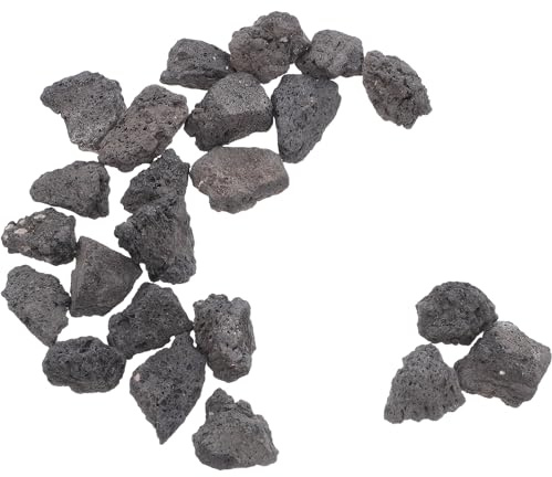 Milisten 200g Pack Volcanic Rocks Decoration 2-4cm Natural Porous Stones for Fish Tank Landscaping and Potted Plant Planter Aquarium Décor