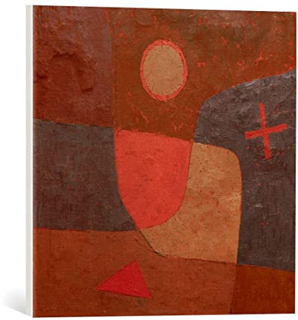 kunst für alle Leinwandbild: Paul Klee Engel im Werden - hochwertiger Druck, Leinwand auf Keilrahmen, Bild fertig zum Aufhängen, 50x50 cm