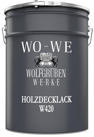 WO-WE Holzfarbe Holzlack Wetterschutzfarbe Außen & Innen - Terracotta - 5L