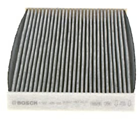 Bosch R5591 Aktivkohle Innenraumfilter - Ersatzfilter | Filtert Gerüche, Pollen und Staub - Ersatzfilter für bessere Luftqualität im Fahrzeuginnenraum