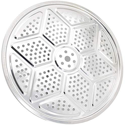 Piastra di cottura a vapore vassoio di cottura a vapore griglia di cottura a vapore in acciaio inox per uso domestico piroscafo per acqua a piede alto tondo per cottura a vapore a vapore commerciale