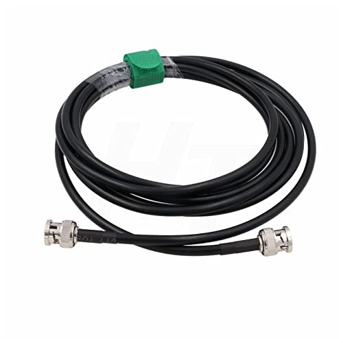 HangTon Cavo coassiale BNC maschio a BNC maschio 6G 3G SDI RG223 RF 50 Ohm doppia schermatura bassa perdita di segnale per GPS LAN/WAN dati video (1 m)
