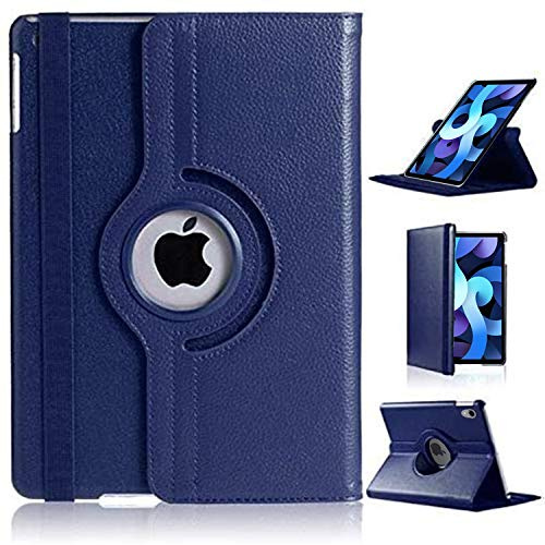 For iPad Air 11 M4 M3 M2 10.9 5th 4th Generation 2026/25/24/22/20 Case | 360 Rotating Stand Case For iPad Air 11 10.9, Multi-Angle Viewing, Auto Wake/Sleep, Smart Folio Kids Protective Cover, BLUE