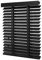 Ventanara® Holzjalousie 50mm Holz Jalousie Matt Jalousette Echtholz (130 x 250 cm, schwarz)