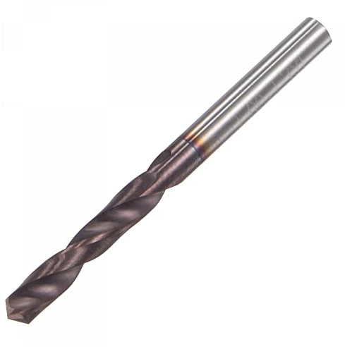 sourcing map 3,1mm DIN K45 Carbure de tungstène Revêtement AlTiSin Foret pour acier inoxydable