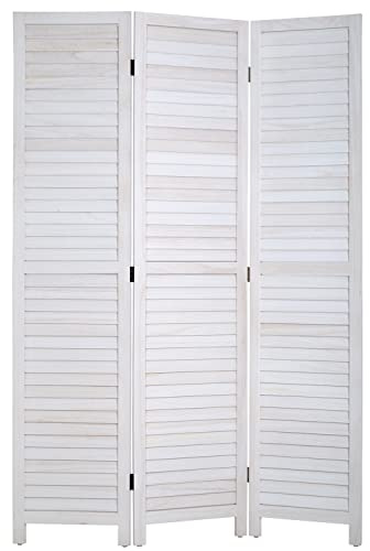 3 Panel Room Divider Privacy Screen 5.57 Ft Tall Privacy Wall Divider 66.9 x 15.7 Each Panel Folding Wood Screen for Home Office Bedroom Restaurant