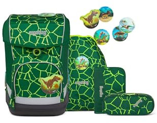 ergobag cubo Light Set ergonomischer Schulrucksack, extra leicht, Set 5-teilig, 780 g