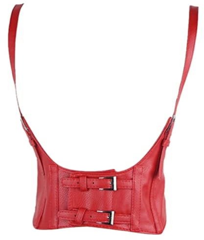 AAPIE Frauen Gürtel Damen Korsett Taillengürtel Frauen Vintage Gothic Leder Verstellbare Weste Taillengürtel Doppelschnalle Kleidung Taille Dekoration Dekorative Kleidung