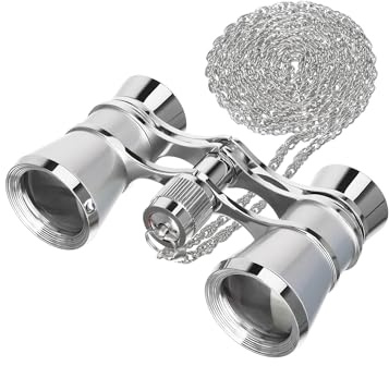 Levenhuk Broadway 325B 3x25 Opernglas mit 3X Vergrößerung, Elegant, Kompakt | Hochwertige BaK-4, FMC-Optik, Mit Kette, Vintage, für Theater, Konzerte, Musical, Oper und Ballett