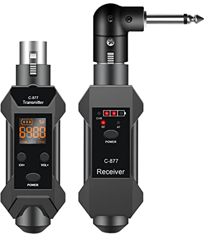Tiuimk Conector XLR inalámbrico para micrófono, conector macho hembra
