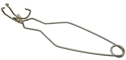 SCUDGOOD Poignées de fouet pour faire fondre les creusets avec pinces en céramique, outil de travail pour faire fondre des pinces en argent pour plats de creuset