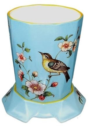 GLigeT Scolaposate Portautensili in ceramica in stile cinese, coccio for utensili da cucina for piano di lavoro, scolapiatti for posate vintage for utensili da cucina Porta Posate Cucina (Color : C)