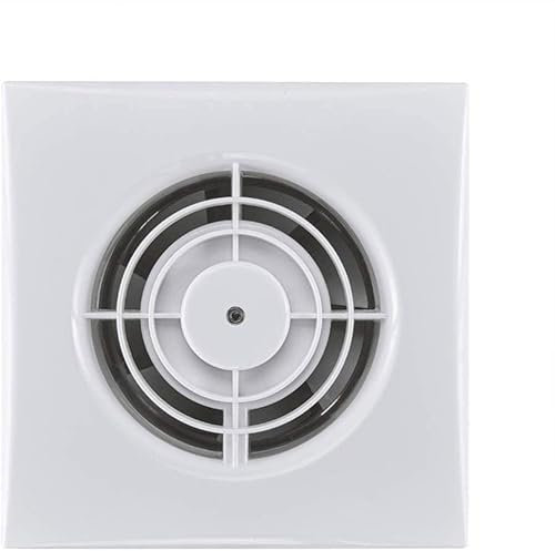 DDW COLOR Ventilador de escape montar en la pared, Extractor de aire, extractor potente, extractor de cocina pequeño y baño