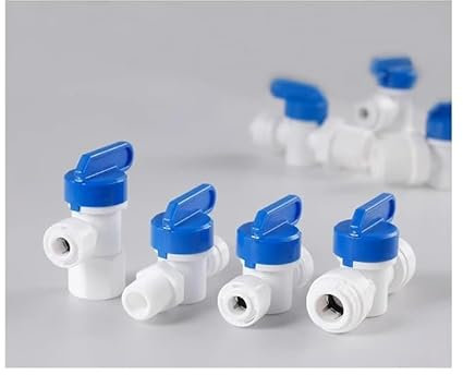REIUAFWYGV 1/4 3/8 1/2 Male Female Thread Ball Valve RO Backwash Fitting Switch Quick Connector Water Filter Recerse Osmosis Parts(6)