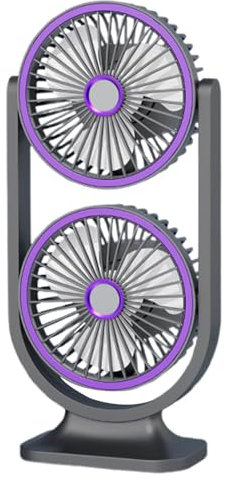 Hogvinnatil Ventola, ventilatore da scrivania | Raffreddatore d'aria silenzioso USB ricaricabile,Vent da scrivania portatile ad alta velocità