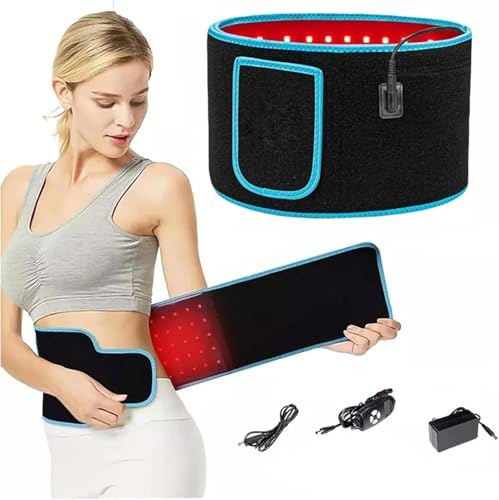 Schlankheitsgürtel, verstellbar, schnurlos, schlank, strafft lose Haut und strafft Ihre Taille, lindert Schmerzen und Verspannungen nach dem Training, für Damen und Herren, Bauch, Rücken und Schulter