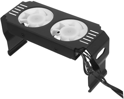Veemoon Disipador de Calor del Módulo de Memoria con Ventiladores Argb Duales y Control Pwm para Refrigeración de Ram en Pc, Adecuado para Decoracion Verano y Juegos Nocturnos