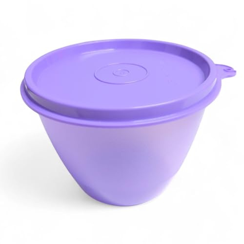 Tupperware Sommer Drops Schüssel mit Deckel auslaufsicher mit Hängedeckel 350 ml Hitparade Frischedrops Frischhaltedose flieder 350ml