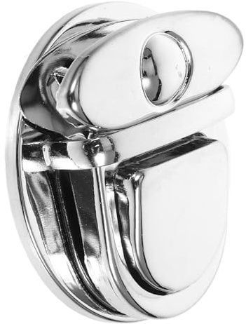 AUTSUPPL Bag Making Tuck Lock Clasp Purse Hardware with Secure Fastening and Thumb Clasp Design for Handbag Craft Projects
