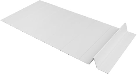 Badkarsskydd, 5 kg badkarbräda, badkarshylla (gråvit)