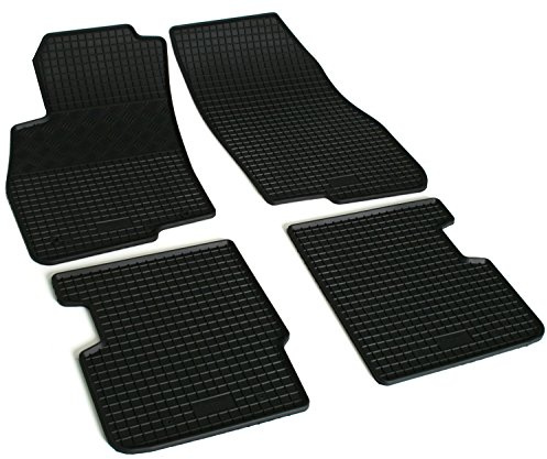Gummi Fußmatten Set, 4teilig, Gummifußmatten Gummimatten Matten