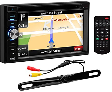 BOSS Audio Systems Elite BN965BLC Car GPS Navigation DVD Player - Double Din, Bluetooth Audio and Calling, 6.5 Inch LCD Touchscreen Monitor, MP3/CD/DVD/USB/SD, Aux-in, AM/FM Radio Receiver
