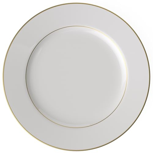 Villeroy & Boch Signature Anmut Gold fuente redonda, diámetro de 32 cm, blanco/oro