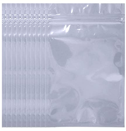 10 sacchetti antistatici super grandi, richiudibili, anti statici, 15,75 x 60,0 cm, ESD schermatura borsa per elettronica, scheda madre, GPU, dischi rigidi, con 10 adesivi antistatici