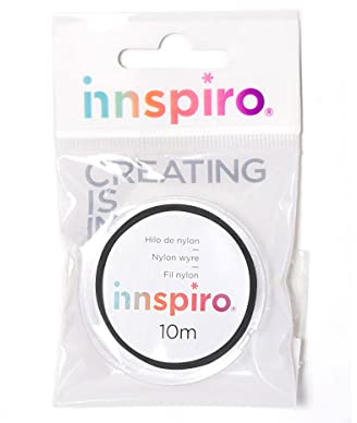 INNSPIRO 15945 Elastischer Faden, schwarz, 0,6 mm, 10 m, klein
