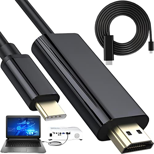 Retoo USB C HDMI Kabel, USB Typ C auf 2.0 Kabel Kompatibel mit Laptops, Smartphones und TVs, 2m, Unterstützt 4K@30Hz, USB-C 3.1 zu, HDTV Kabel, auf USBC Adapter
