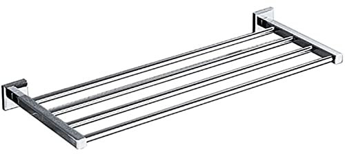 FFOCCO - 60 cm/70 cm, Kleiderstange aus Kupfer, doppelte Handtuchstange für Küchen, Badezimmer, Toilettenschränke, wasserdicht und rostfrei (Größe: 80 cm) Present
