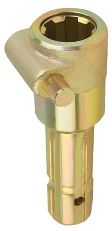 Zapfwellenadapter Weiblich 1 3/8 Zoll 6 Spline Männlich 1 3/8 Zoll 6 Spline Zapfwellenverlängerung für Bis zu 70 PS Traktor-Ersatzteile