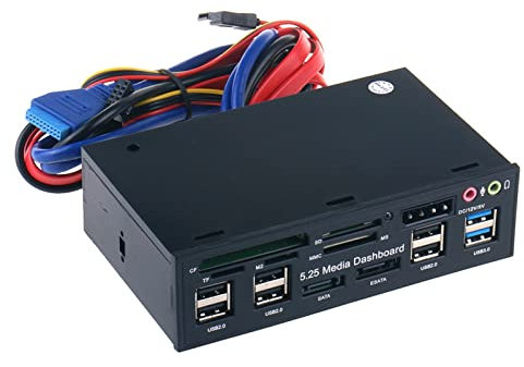 Lector de tarjetas interno USB 2.0/3.0 MS M2, lector de tarjetas multifunción, USB 3.0, hub USB 3.0, lector de tarjetas Hub