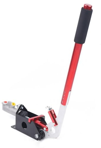 Queeucaer Hydraulische Fly-Off Rallye Handbrake Universal Vertikal Horizontal Fly Off Handbremse Drift vertikal stehend | Inklusive Anschlussset
