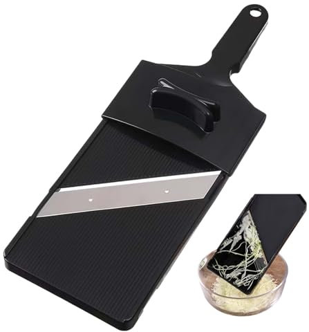 Rebanador de repollo rojo, hoja de acero inoxidable, rebanador de repollo ancho y resistente con mango cómodo y portavasos, de verduras multiusos para cocina casera