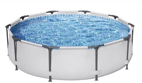 Easnuroz Piscina De Acero Redonda sobre Suelo Piscina Rectangular sobre Suelo Conjunto Rápido Piscina Estudiantes Piscina Desmontable Estudiantes Y Adultos Piscina Infantil Grande