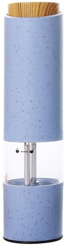 Whltzf Battery Power Seasonings Grinder For Peppers Salt Adjustable Coarseness Detachable Parts Dishwasher Safe Colorful Design Electric Peppers Grinder
