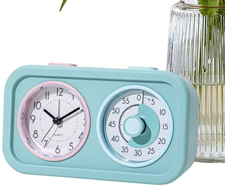 Temporizador visual para niños - Temporizador de cuenta regresiva silencioso de ABS 17,2 x 9,8 x 4 cm | Temporizador para la cuenta regresiva para el aula para la escuela primaria en edad preescolar